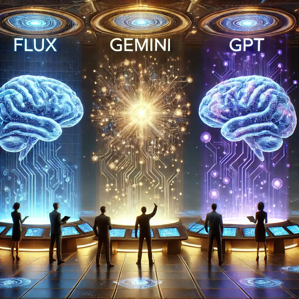 Flux Models Compared with GPT and Gemini - Image processing Capabilities of Popular LLMs